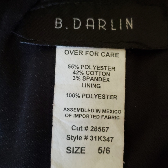 Black Cocktail Dress - Picture 4 of 4